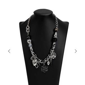 Charm style statement necklace
